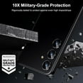 thumbnail image 4 of FIEWESEY Camera Lens Protector for Samsung Galaxy S24 / S23 / S23 Plus Ultra, 9H Tempered Glass Metal Individual Ring Camera Screen Protector for Samsung Galaxy S24, BlACK, 4 of 6