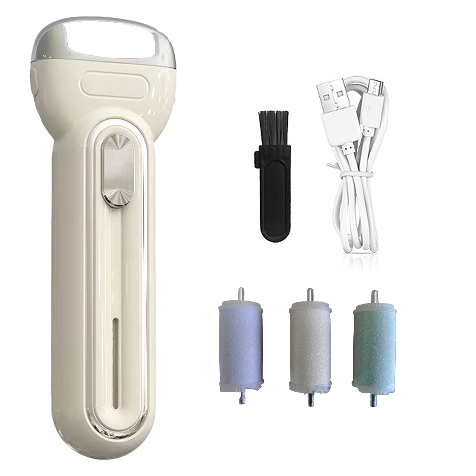 Happydeer 1 Set Electric Foot Grinder Effortlessly Remove Calluses Dead Skin Foot Grinder for Beautiful Smooth Feet