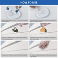 thumbnail image 4 of Kit de reparación de fibra de vidrio marina FENFANDAS Boat White Gel Coat, 4 of 6