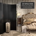 thumbnail image 3 of 6 ft. Tall Black Bamboo Wave Room Divider Screen, 3 of 8
