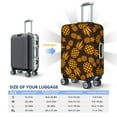 thumbnail image 6 of Easygdp Colorful Pineapple Double-Sided Printed Elastic Suitcase Protective Cover,Invisible Zipper, Business Trip Luggage Cases,Washable And Resistant To Falling -X-Large, 6 of 9