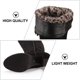 thumbnail image 3 of unbranded 1Par Altas Negras Para Mujer Con Suela Elástica Y Slim Fit Para Uso Prolongado, 3 of 5