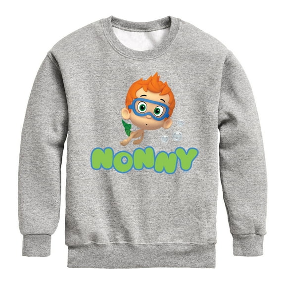 Bubble Guppies - Nonny - Toddler And Youth Crewneck Fleece Sweatshirt
