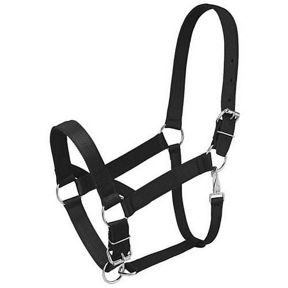 Tough1 Nylon Draft Halter Black