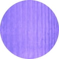 thumbnail image 1 of Ahgly Company Indoor Round Abstract Purple Contemporary Area Rugs, 8' Round, 1 of 4