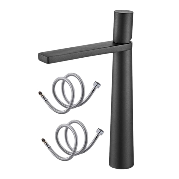 Grifo de baño con temperatura ajustable para lavabo de cocina o RV gris largo