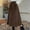 Coffee, variant on Women's High Waisted Long Vintage Corduroy A Line Skirt Long Skirt with Pockets Tennis Skirt with Shorts Table Skirt Spray Skirt Full Bed Skirt with Split Corners Long Bed Skirt Denim Skirts for Women