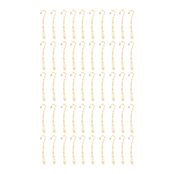 50Pcs Vintage Hook Bookmarks Metal Hook Bookmarks Book Page Holder for Book Lover Teacher Student Reading Enthusiasts