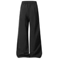 thumbnail image 4 of Aimik Men's Straight Casual Pants Dual Side Pockets Drawstring Relaxed Trousers Lightweight Soft Bottoms for Everyday Use, 4 of 6