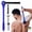 Blue, variant on MQ 18" Bendable Back Shaving Extension Handle, 2 Elastic Straps Multi‑Purpose Long Reach Razor Holder for Back Leg Shaving, Lotion & Body Brushing, Black