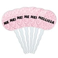 thumbnail image 1 of Mellissa Cupcake Picks Toppers - Set of 6 - Pink Speckles, 1 of 1