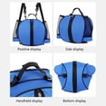 thumbnail image 3 of Bolsas De Baloncesto Bolsa de baloncesto de malla bolsa de baloncesto portátil para deportes al aire libre (azul), 3 of 9