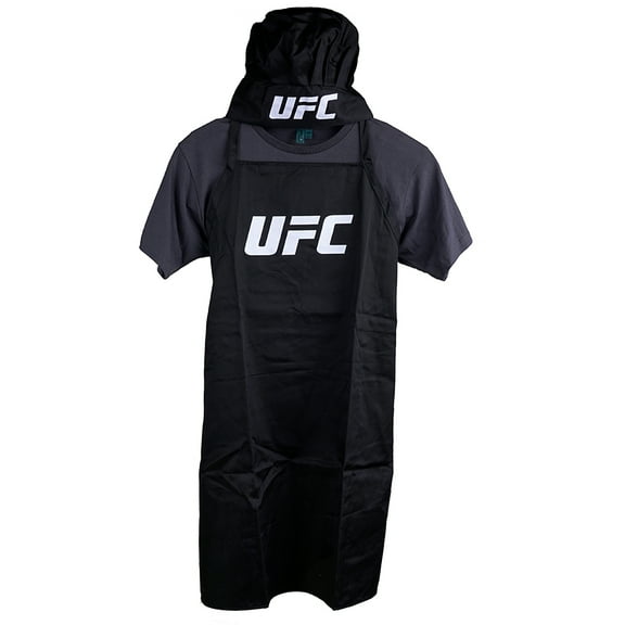 UFC Black Chef Hat And Apron With Logo