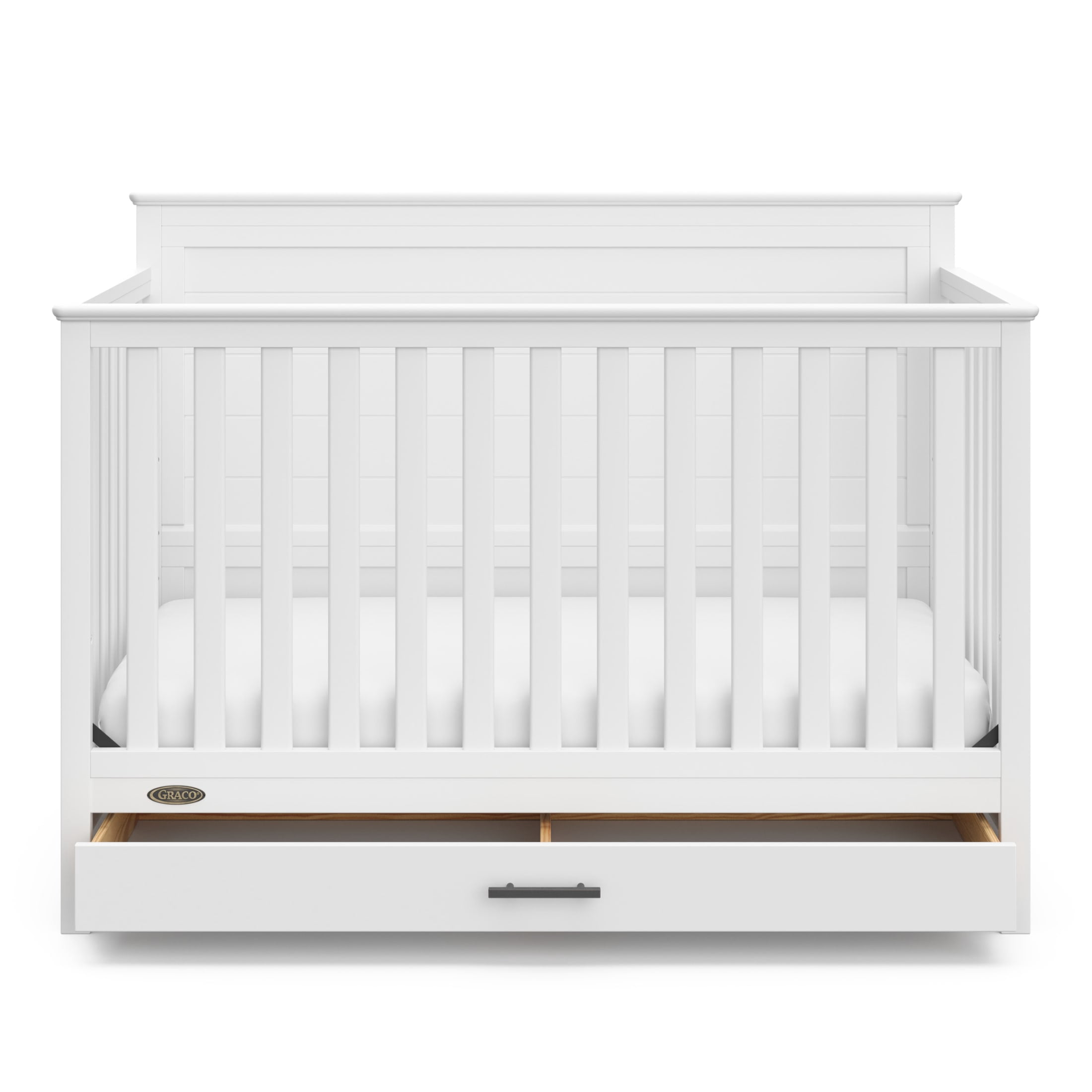 Graco Tristan Convertible Crib With Drawer - White