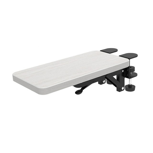Maytalsory Comfortable Computer Desk Extender Wrist Rest Ergonomic Productivity And Comfort Computer Arm Rest Stable And Firm white 30x15cm