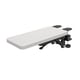 thumbnail image 5 of Placa de extensión para soporte de brazo de computadora, soporte estable para brazo de mouse, reposabrazos plegable, soporte de codo para escritorio, mesa de escritorio, mesa de hogar blanco, 5 of 9