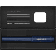 Moleksine Kaweco Roller Pen, Blue, Medium Point (0.7 MM), Black Ink