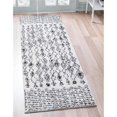 thumbnail image 1 of Unique Loom 3148485 2 ft. 2 in. x 6 ft. Medina Morocco Runner Rug, Ivory, 1 of 1