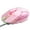 Pink, variant on Black Usb Wired Gaming Mouse Rgb Colorful Light 4 Dpi Levels Macro Programmable For Pc Laptop And Console