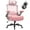 Pink, variant on Big and Tall Office Chair 500 lbs, Ergonomic Desk Chair with 3D Flip up Arms, High Back Mesh Executive Computer Chair, Adjustable Headrest Lumbar Support, Black