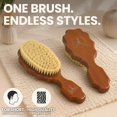 thumbnail image 2 of Cepillo de Pelo Kosher con Cerdas Naturales de Planta – Desenredante, 2 of 4