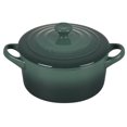 thumbnail image 1 of Le Creuset Stoneware Mini Round Cocotte, 14 oz., Artichaut, 1 of 5