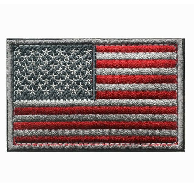 ziyahi 8*5cm Embroidery American Flag Chapter Clothes Bags Patch Badges Armband Stickers