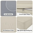 thumbnail image 3 of Innovation Works 14 Pcs Outdoor Sectional Replacement Cushion Set,Waterproof Outdoor Cushion Slipcover with Zipper,, 3 of 7