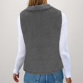 thumbnail image 7 of Qetyuw Fuzzy Jacket Vest for Women Cozy Sleeveless Open Front Cardigan Jacket Casual Lightweight Lapel Vests Coat, 7 of 7