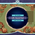 thumbnail image 5 of Buffalo Blizzard Round Pool Economy Blue/Black Winter Cover with Leaf Net, 12', 5 of 7