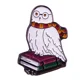 thumbnail image 3 of Harry Potter broche de Hogwarts, lindo búho de dibujos animados, elfo, Snitch dorada, Hermiones de Anime, Pin de esmalte, accesorios de joyería, regalos para niños, 3 of 5