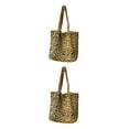 thumbnail image 3 of Youkk Restez Organisé avec Sac Fourre-Tout Spacieux Décontracté pour Femmes Sac Fourre-Tout Classique en Tissu d'Hiver pour Femmes Sacs à Bandoulière en Toile Jaune 2ensemble, 3 of 6
