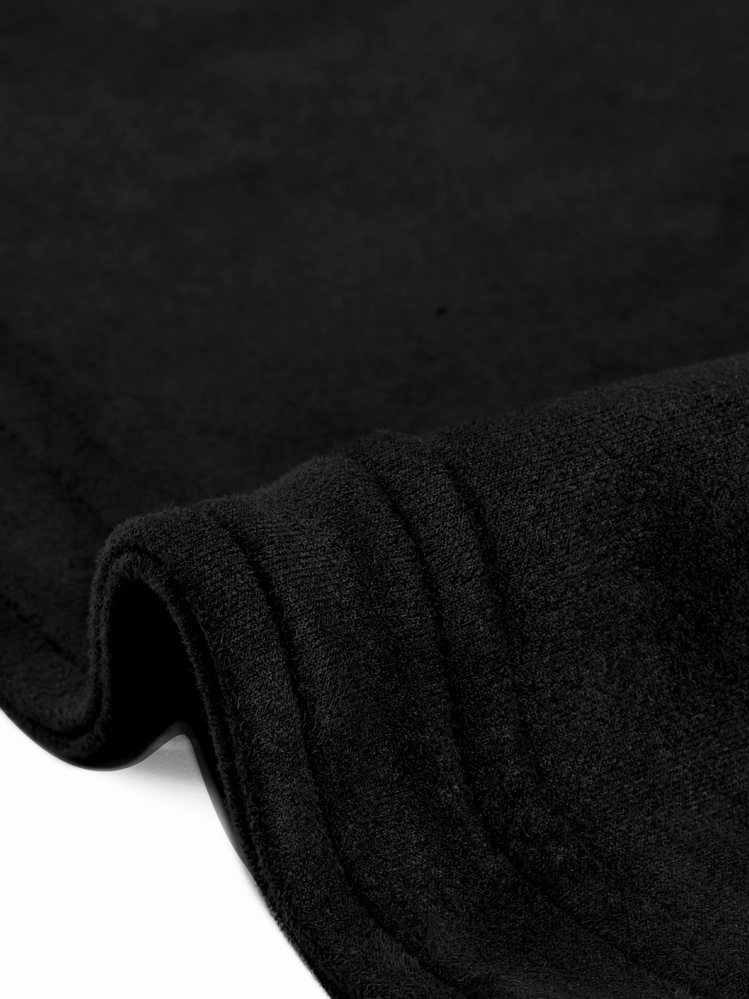 DARING DIVA Women's Collarless Long Sleeve Outerwear Faux Suede Jacket M Black