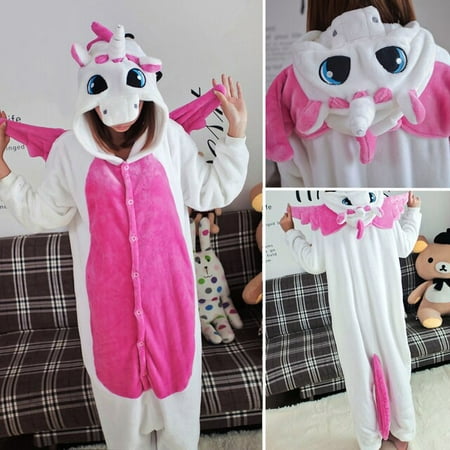 

CoCopeanut Unicorn Panda Totoro Pajamas Stitch Adult Animal Onesies Women Men Couple 2020 Winter Pajamas Suit Cat Sleepwear Flannel Pijamas