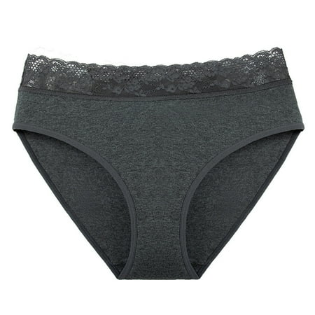 LARUYEKO Women Lace Underwear Sexy Breathable Hipster Panties Stretch Seamless Bikini Briefs Women s Cotton Underwear High Waisted Ladies Full Coverage Panties High-Cut Stretch Cool Underwear