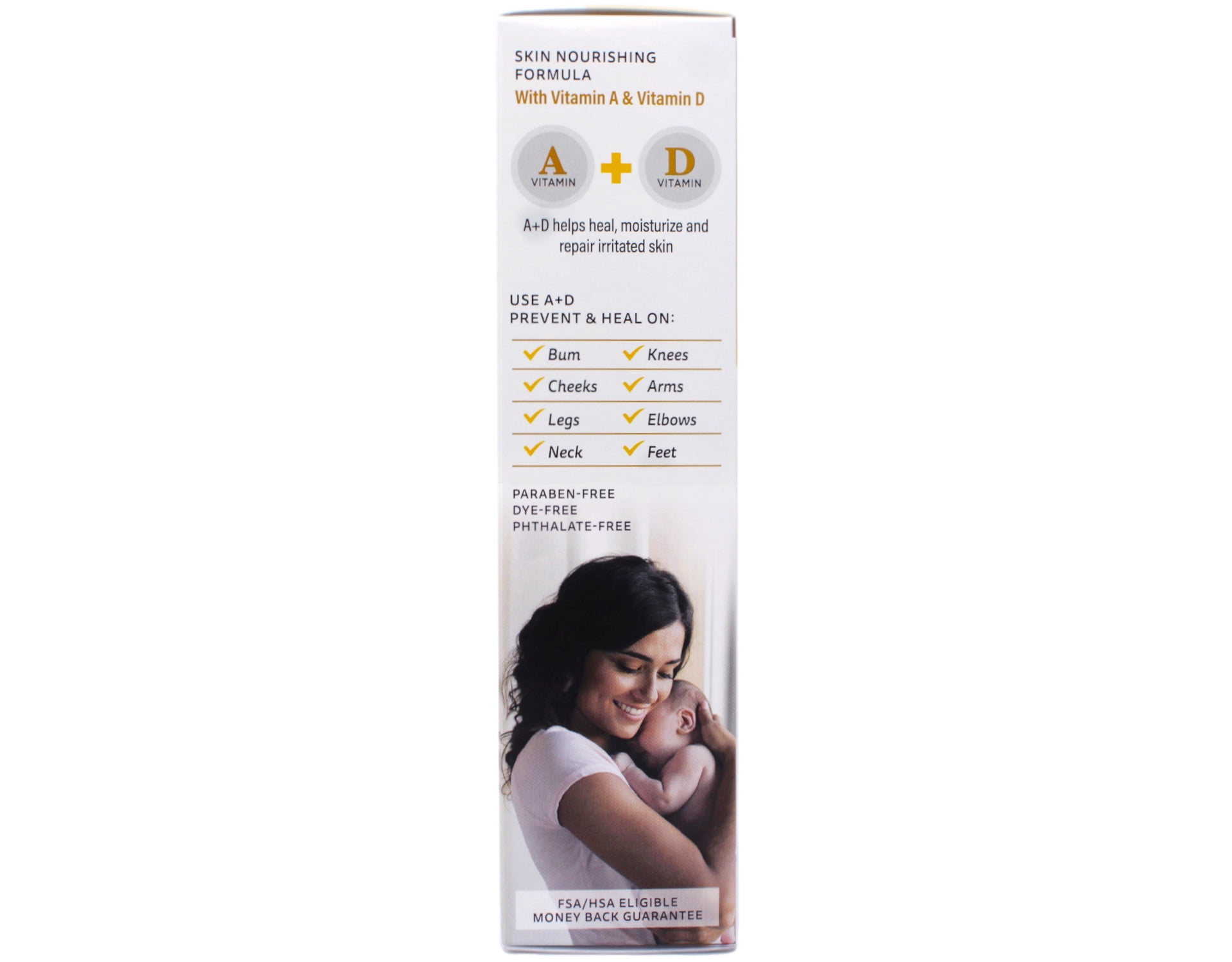 A+D Prevent + Heal Diaper Rash Ointment 4 oz, - 3 Pack
