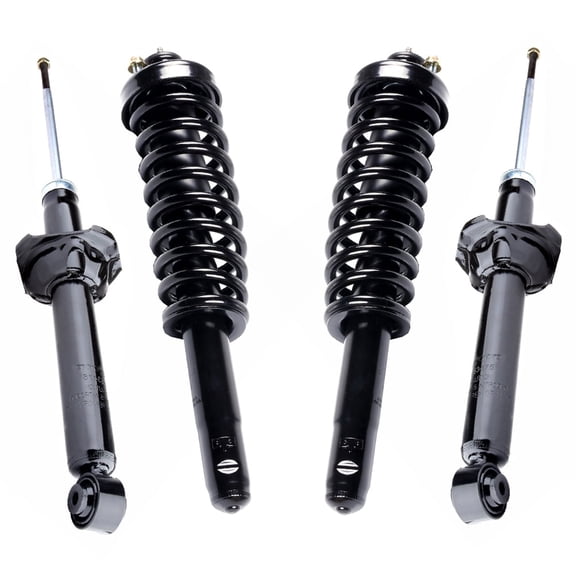 SCITOO Complete Strut Shock Coil Spring Assembly Kit Fit for 1997 1999 2001 for Honda CR-V (Front and Rear Pair)