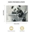 thumbnail image 2 of Nawypu Cute Baby Panda Bear in The Bathtub Humor Funny Animal Poster On Toilet Kids Bathroom Poster Canvas 90s Wall Art Room Aesthetic Posters, 2 of 5