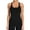 Black, variant on ANFERRY Women's Ribbed Workout Tank Tops with Built in Bra Racerback Athletic Top