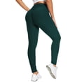 thumbnail image 4 of YouLoveIt Women's High Waist Textured Butt Lifting Yoga Pants Elastic Running Gym Workout Yoga Leggings Exercise Running Jogging Pants Trouser, 4 of 7