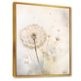 thumbnail image 2 of Designart "Winter'S Dandelion Charm II" Dandelion Floater Framed Wall Decor, 2 of 5
