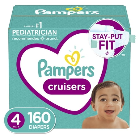 Photo 1 of Pampers Cruisers Disposable Diapers One Month Supply - Size 4 (160ct)