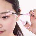 thumbnail image 1 of Stainless Steel Eyebrow Shaping Cut Scissors Comb Hair Remover Beauty Tool 2 PCS, 1 of 4