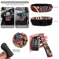 thumbnail image 6 of Yuyamidu 250 Years American Flag Car Seat Cover Set with Steering Wheel Cover Seat Belt Covers Trash Can Air Vent Pocket Rear View Mirror Cover Cup Coasters Key Chain 15 PCS Car Accessories, 6 of 7