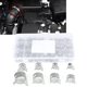 thumbnail image 1 of Sub Las Abrazaderas de Tuberías de Gasolina, Abrazaderas de Manguera de Manguera de Colección de Línea de Combustible de Plata Profesional Para Motores Pequeños para Mangueras, 1 of 7