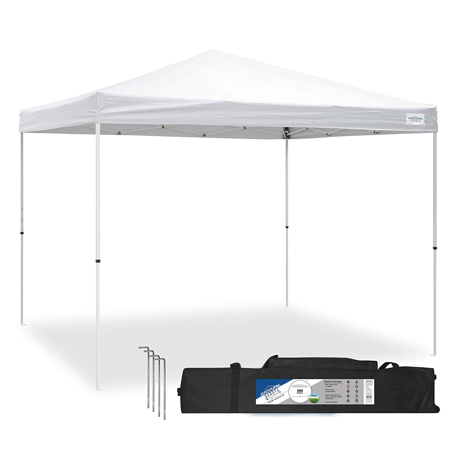 Details about   Caravan Canopy 12x12' Portable Shelter Steel Enclosure Side Wall Instant Garage 