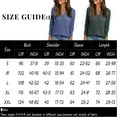 thumbnail image 3 of WTOBBY Women's T Shirt Tee Button Long Sleeve Daily Weekend Fashion Basic V-Neck Regular Top - Casual Comfort Wear with Button Detail for Stylish Outfits,Light Brown XL, 3 of 6