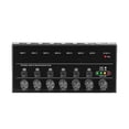thumbnail image 1 of 4 6 8 Channels Mini Sound Mixer Audio Mixer Mini Stereo Mixer Portable Ultra Low-Noise Line Mixer For Recording Audio Equipment, 1 of 7