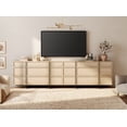 thumbnail image 3 of WAMPAT Modern 18-Drawers Dresser for Bedroom, Wooden Chest of Drawers with T-Shaped Wood Legs, Storage Cabinet and Closet Organizer for Bedroom, Hallway, Living Room, Light Oak, 3 of 13