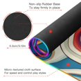 thumbnail image 4 of Colorful Abstract Circles RGB Gaming Mouse Pad Large Keyboard Mat Rubber Base 13 Light Modes, 4 of 6